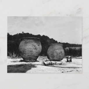 Alte Tontöpfe, Süd-Mexiko Postkarte