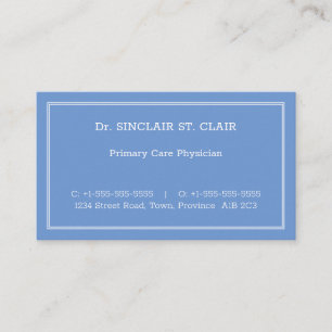 Alte, traditionelle Visitenkarte