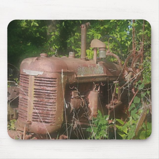 alte Traktor-Mauspad Mousepad (Vorne)