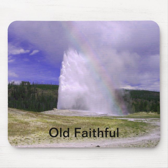 Alte Treue im Yellowstone Nationalpark Mousepad (Vorne)