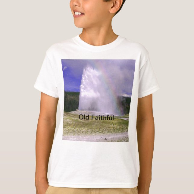 Alte Treue im Yellowstone Nationalpark T-Shirt (Vorderseite)