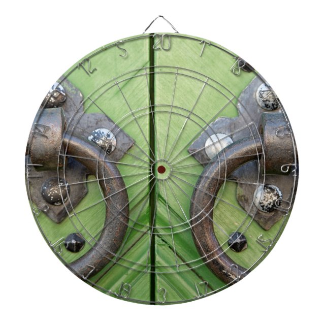 Alte Tür Dartscheibe (vorne)