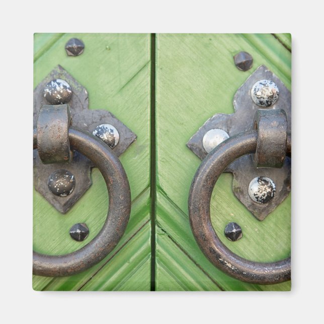 Alte Tür Magnet (Vorne)