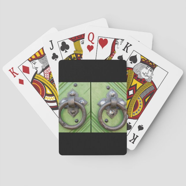 Alte Tür Spielkarten (Rückseite)