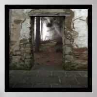 Alte Tür zum Vintagen Garten