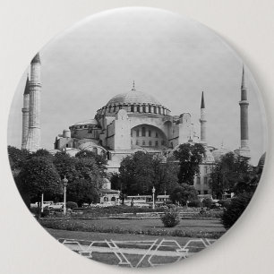 Alte Türkei Istanbul Heilige Sophie Basilika 1970 Button