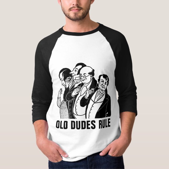 ALTE TYPEN RULE, Funny Men's T - Shirt (Vorderseite)