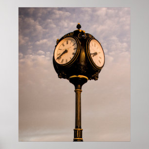 Alte Uhr Poster