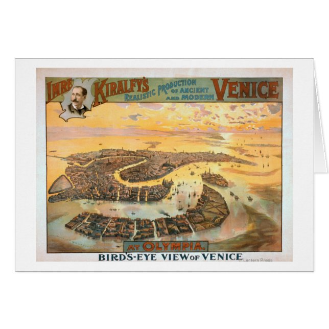 Alte und moderne Venedig bei Olympia Luftseilbahn (Vorderseite (Horizontal))