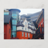 Alte und neue Gebäude in der Innenstadt Vieux Hull