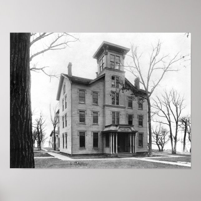 Alte Uni, Evanston, Baujahr 1855 Poster (Vorne)