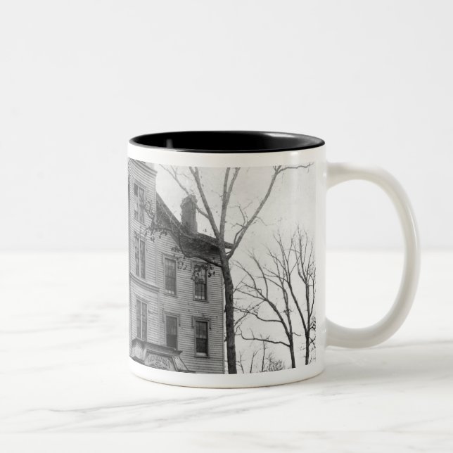 Alte Uni, Evanston, im Jahre 1855 errichtet Zweifarbige Tasse (Rechts)