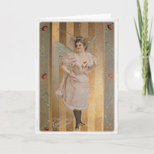 Alte Valentinstag-Postkarte Feiertagskarte