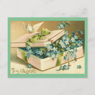 Alte Valentinstag-Postkarte Feiertagspostkarte