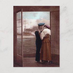 Alte Valentinstag-Postkarte Feiertagspostkarte