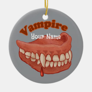 Alte Vampirzähne Keramik Ornament