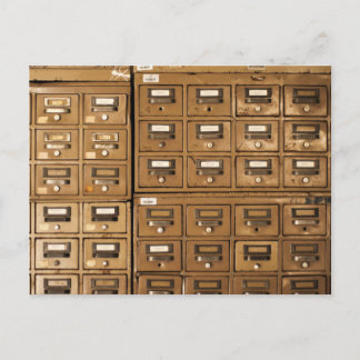 Alte verschaltete Filmmaterien Postkarte