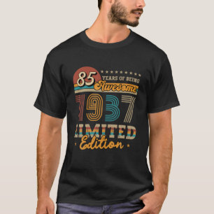Alte Vintage Ausgabe 1937 Limited Edition Geschenk T-Shirt