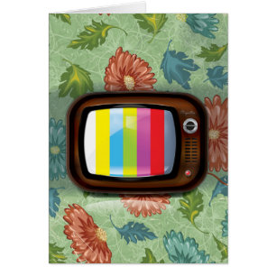 Alte Vintage-CRT-Fernseher