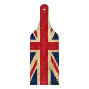 Alte Vintage Grunge Vereinigtes Königreich Flagge Schneidebrett