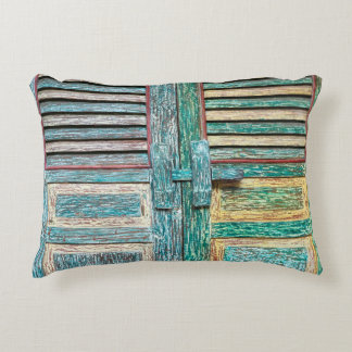 alte, Vintage Holztür Dekokissen