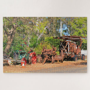 Alte Vintage Landmaschinen, Australien Puzzle