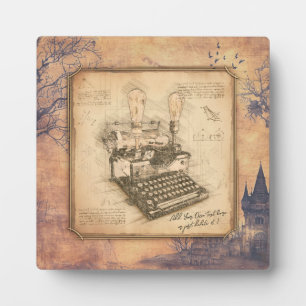 Alte Vintage Schreibmaschine. Autor/Schriftsteller Fotoplatte