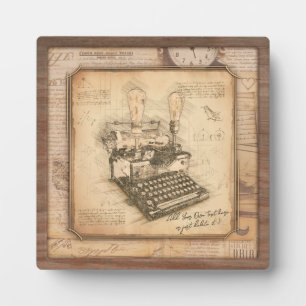 Alte Vintage Schreibmaschine. Autor/Schriftsteller Fotoplatte