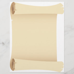 Alte Vintage-Schriftrolle