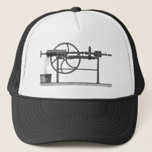 Alte Vintage Teigwaren-Maschine Truckerkappe