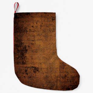 Alte Vintage Textur Kleiner Weihnachtsstrumpf