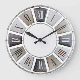 Alte Vintage-Uhr Große Wanduhr