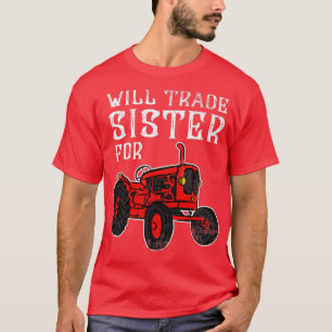 Alte Vintage Zugmaschine wird Traktor Handelsregis T-Shirt