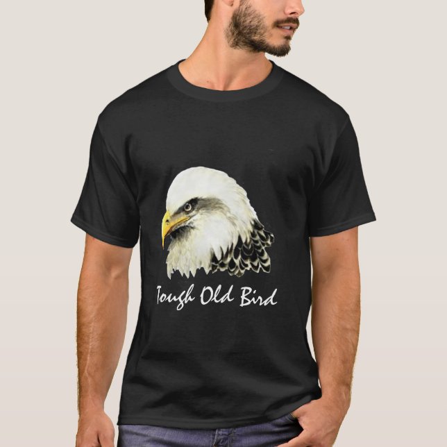 Alte Vögel Zitat Bald Adler, Vogel, T-Shirt (Vorderseite)