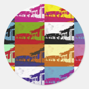 ALTE WALES RUNDER AUFKLEBER