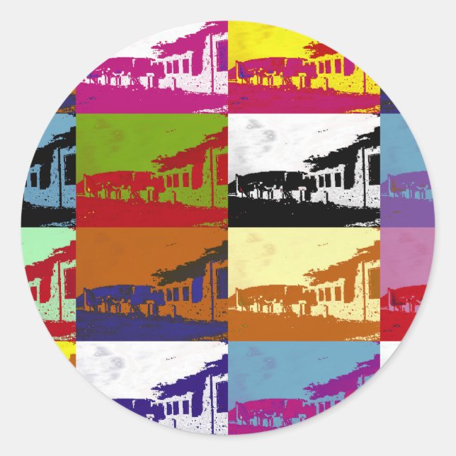 ALTE WALES RUNDER AUFKLEBER (Vorderseite)