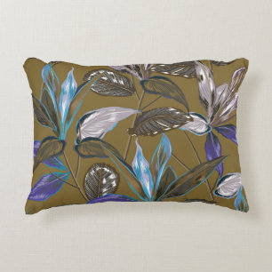 Alte Wandtextur mit Rissen, Retro-Hintergrund,   Dekokissen