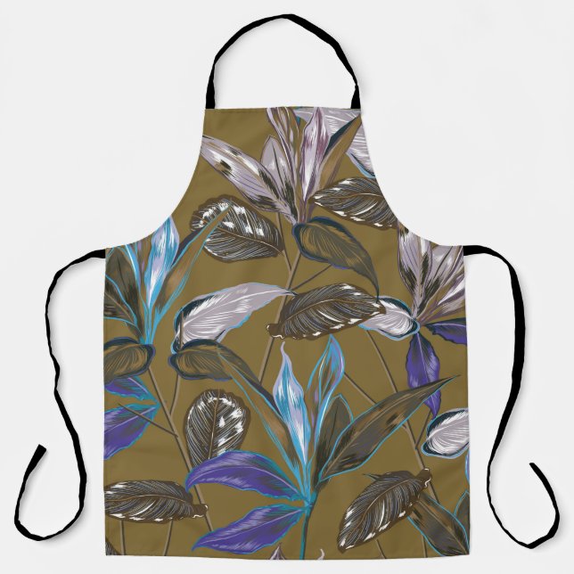 Alte Wandtextur mit Rissen, Retro-Hintergrund,   Schürze (Vorderseite)