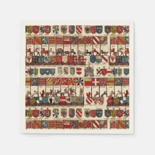 Alte Wappen Heraldry in Wallonien Serviette