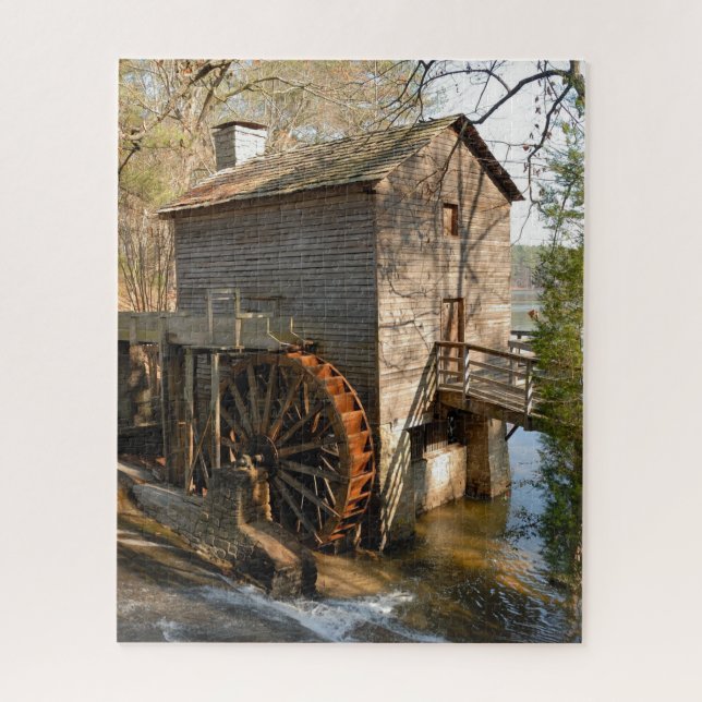 Alte Wassermühle Puzzle (Vertikal)