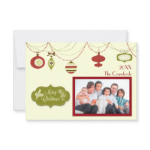 Alte Weihnachten - 3x5 Weihnachtskarte