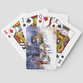 Alte Weihnachten in Neuengland (von Charles Russel Spielkarten