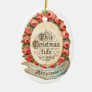 Alte Weihnachten Keramikornament
