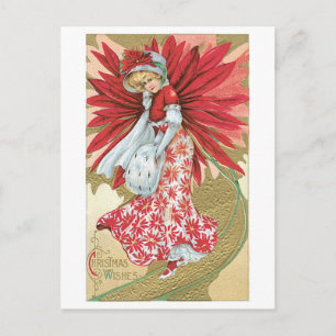 Alte Weihnachten, Lady Feiertagspostkarte