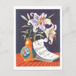 Alte Weihnachten, Lily Feiertagspostkarte