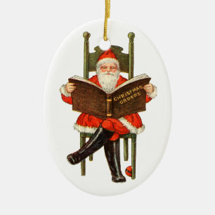 Alte Weihnachten, Weihnachten Keramik Ornament