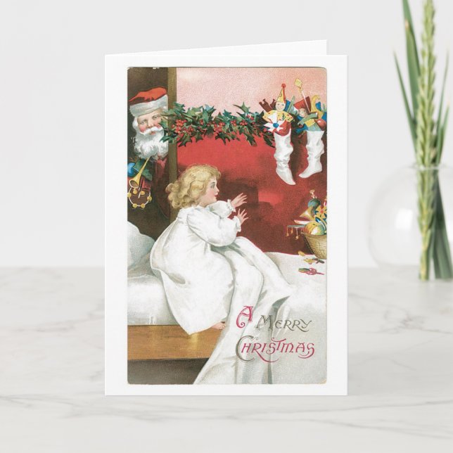 Alte Weihnachten, Weihnachten und Mädchen (Vorderseite)