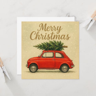 Alte Weihnachtskarte. Karte