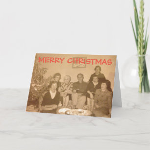 Alte Weihnachtskarte (um die 50er Jahre) Feiertagskarte