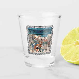 Alte Weihnachtslieder auf Street Corner Music Schnapsglas